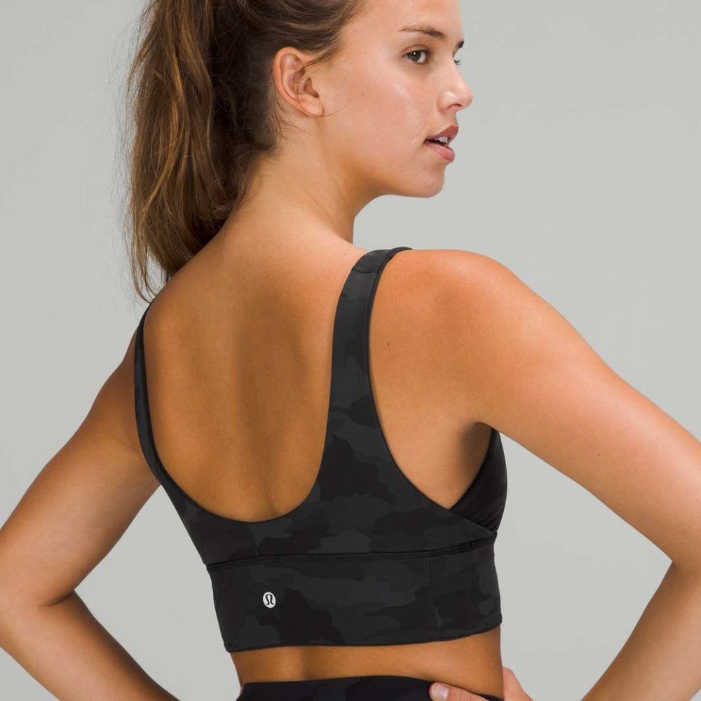 Lululemon Align Reversible Bra Black/Camo Sz 4